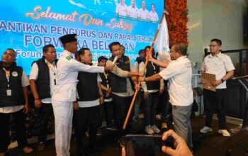 Forwaka Belawan Dilantik, Irfandi: Tingkatkan Profesionalisme Wartawan di Wilayah Hukum Kejari Belawan