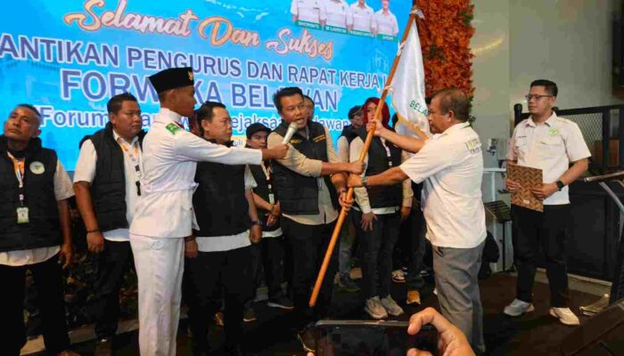 Forwaka Belawan Dilantik, Irfandi: Tingkatkan Profesionalisme Wartawan di Wilayah Hukum Kejari Belawan