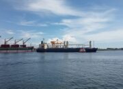 Pelabuhan Krueng Geukueh Berangkatkan Ribuan Ton Biomassa ke Jepang
