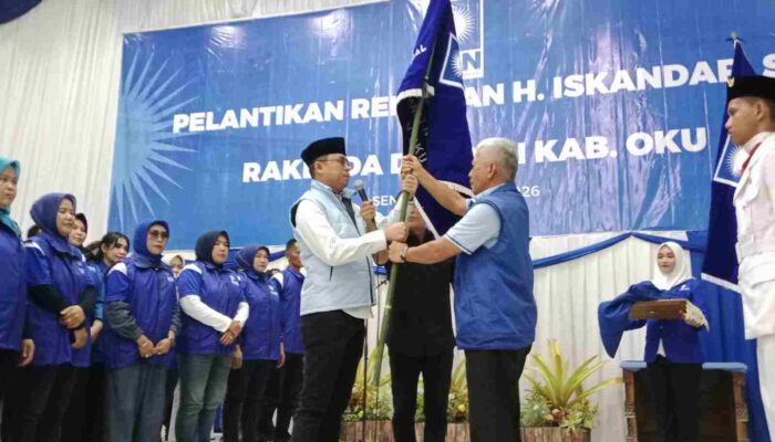 Iskandar Lantik Relawan di OKU: Siap Menangkan Kursi DPRD, DPR RI Hingga Bupati