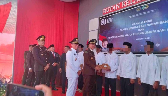 Berkah HUT RI ke-81: 9 Warga Binaan Rutan Kelas IIB Baturaja Langsung Bebas