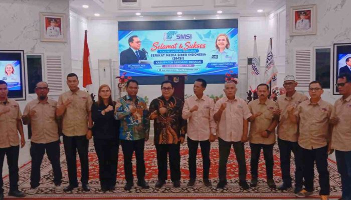 Forwaka Sumut Hadiri Pelantikan SMSI Sergai, Bupati Sampaikan Agar Media Bersinergi Dalam Pertumbuhan Ekonomi Daerah