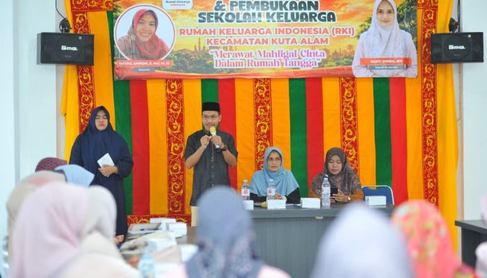 RKI Kuta Alam Launching Sekolah Keluarga, Ibu‑ibu Muda Sambut Antusia