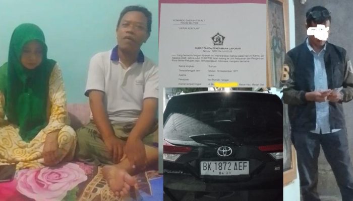 Diduga Oknum Marinir Pangkalan Berandan Gelapkan Mobil, Pasutri di Mabar Menjerit Hilangnya Mata Pencairan