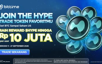 Pasar Crypto Semakin Dinamis, Bittime Hadirkan Program Berhadiah $HYPE hingga Sepuluh Juta Rupiah