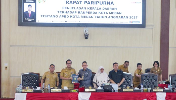 APBD 2027 Kota Medan Diproyeksikan Rp 7,16 T, Walikota  Fokus Optimalkan 17 Program Prioritas