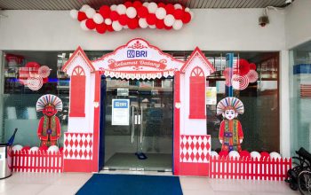 Sambut HUT ke-81 RI, BRI BO Rawamangun Semarakkan Kantor dengan Dekorasi Nuansa Merah Putih