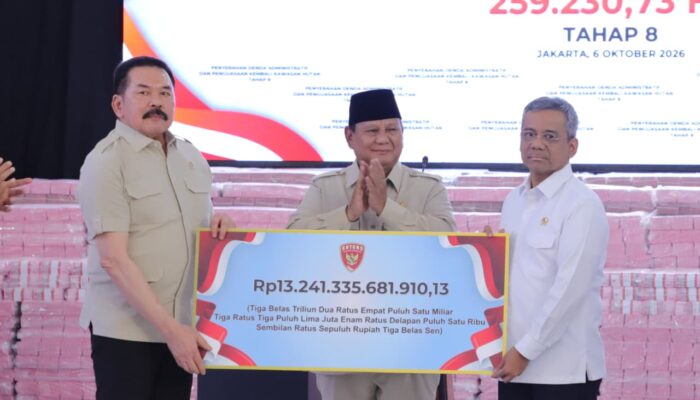 Kejagung Selamatkan Lahan Hutan Seluas 6,2 Juta Hektare dan Uang Rp13,2 Triliun ke Negara