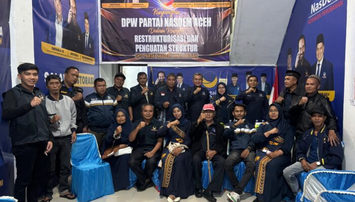 Perkuat Kosolidasi & Restrukturisasi Organisasi, DPW Partai NasDem Aceh Kunjungi Bener Meriah