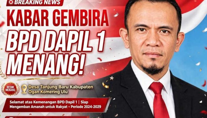 Menang Mutlak, Petahana Farizal Diansyah Raih 287 Suara di Pemilihan BPD Tanjung Baru