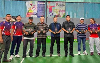 Julis Amitra-Taufik Juara Kelas B Turnamen PB Mitra Sporty Medan, Kadispora dan Ketua KONI Siap Dukung Bulutangkis