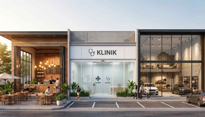 Kafe, Klinik, dan Showroom Butuh Ruang yang Tidak Sama